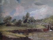 Flatford Lock 1810-12 John Constable